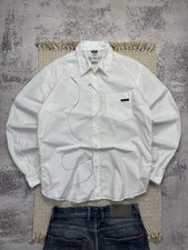 DOLCE & GABBANA MADE IN ITALY MEN'S WHITE BUTTON-DOWN FRENCH CUFF DRESS SHIRT XL