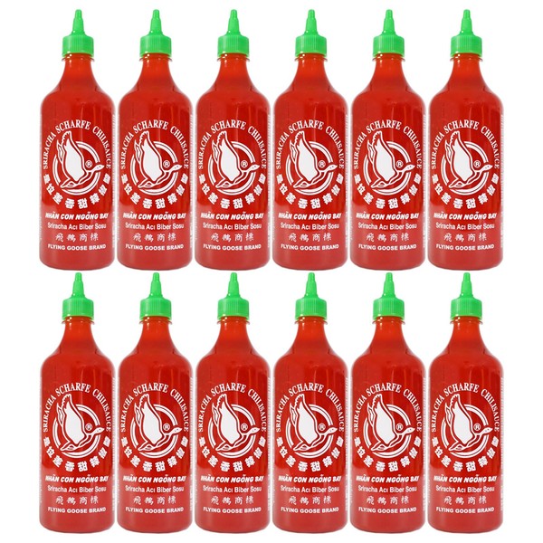 Flying Goose Sriracha Sauce 12X730Ml Sriracha Chilisauce Chilli Sauce Chilisosse-image