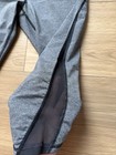 Lululemon Gray Cropped Leggings with Mesh Details Size 10 EUC — photo 2
