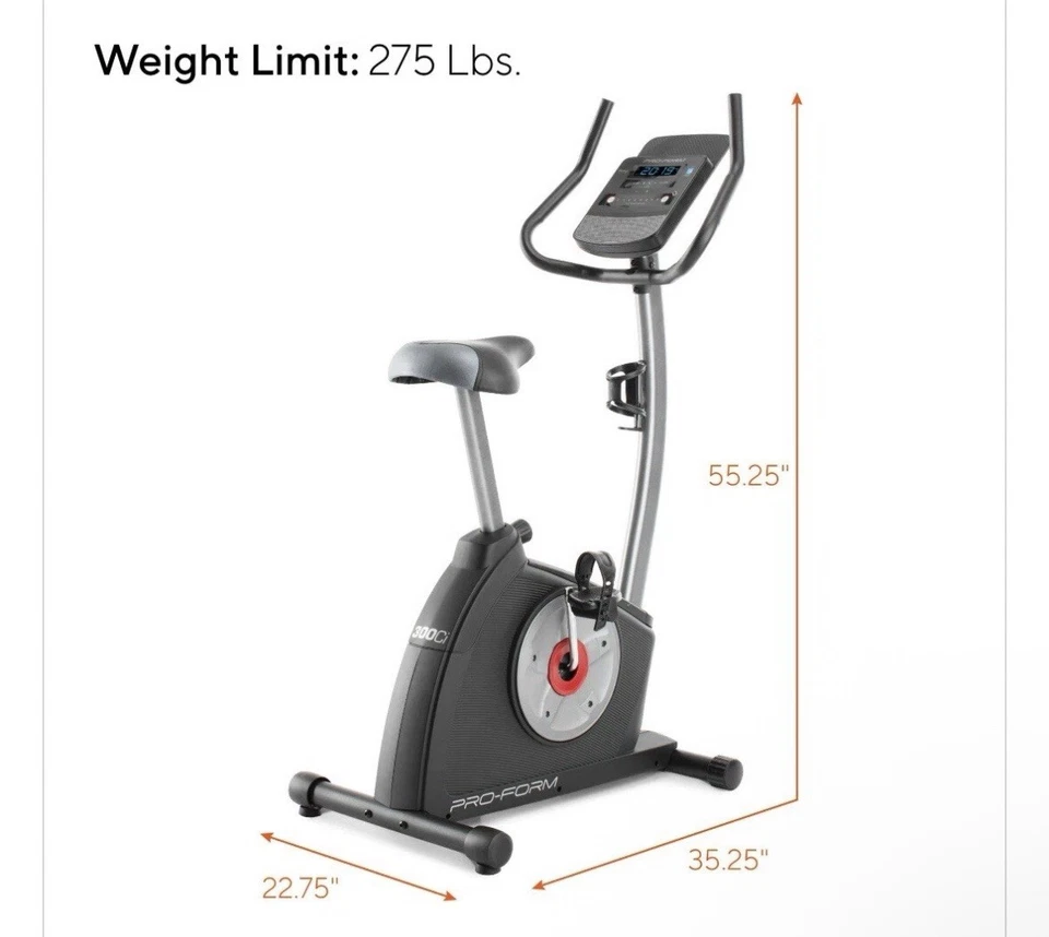 Bicicleta de Ejercicio Estacionaria Vertical ProForm Cycle Trainer 300 Ci Compatible en iFit Foto 3 de 4