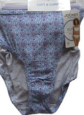 Jockey Modal Stretch Supersoft Bikini Pantie 3 Pack Style 002070 Size 10 3XL NWT