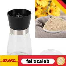 180ML 6 Glas Gewürzmühle Keramikmahlwerk Pfeffermühle Mühle Gewurzmuhle Salz