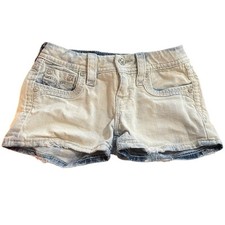 Rock Revival Womens 24 Julieya Short Shorts Bling Acid Wash Splatter