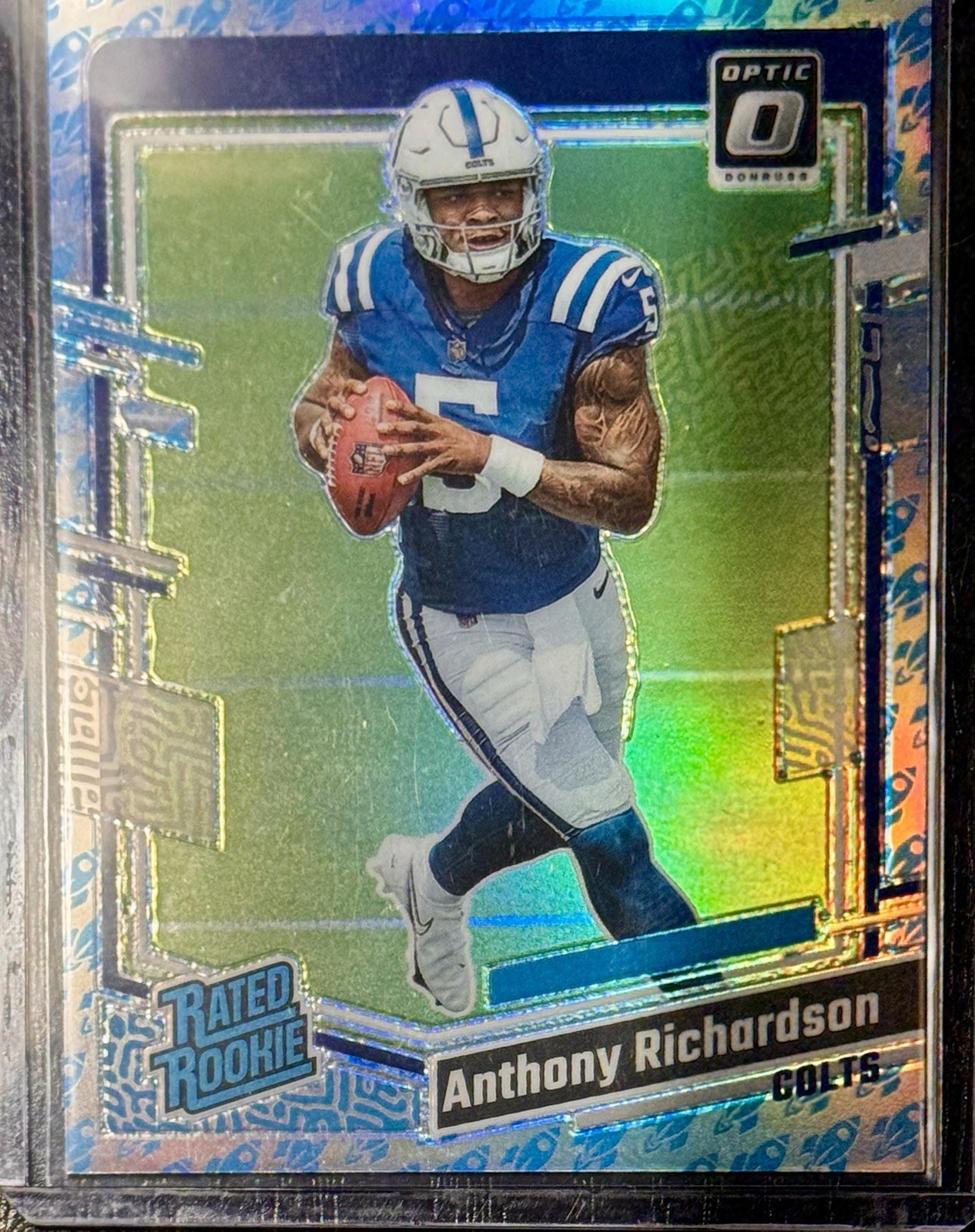 2023 Panini Donruss Optic - Rocket Anthony Richardson #247 Holo Prizm (RC)