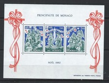I - 049 - MONACO- NOEL DE 1982 -  BF N° 23 - * *  TTB