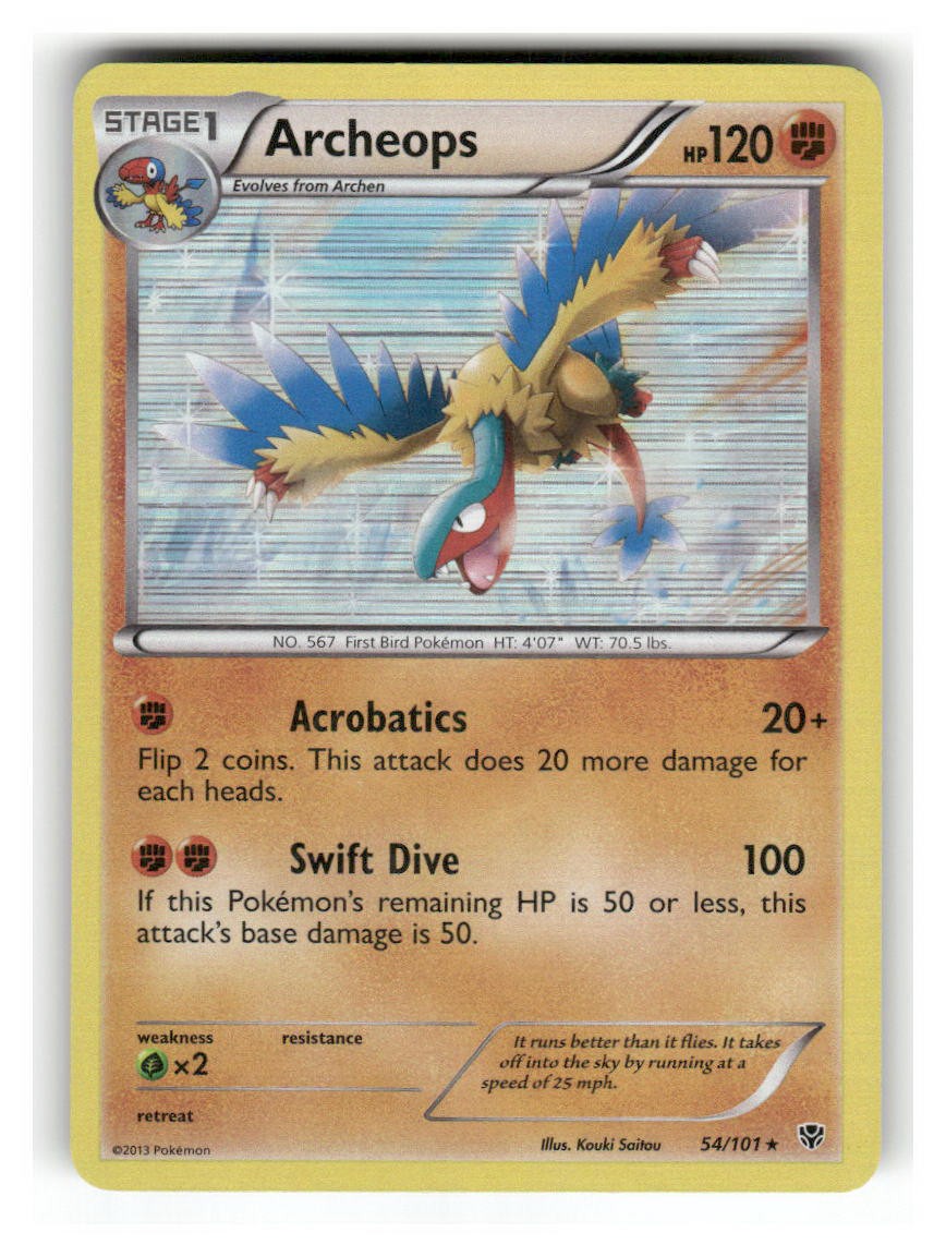 Archeops 54/101 Holo Lightly Played Plasma Blast
