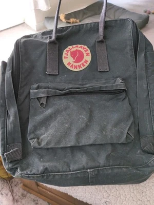 Fjällräven Kanken Mini Rucksack Grau/Blau mit Griff/Gurten - Bild 1 von 4