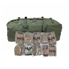 Close Combat Assault Ration CCAR - 10 Meals New Improved Style Duffle Combo 