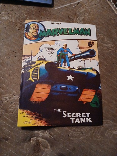 Marvelman # 347 60s UK Monthly L. Miller & Son Silver Age Superhero Miracleman 