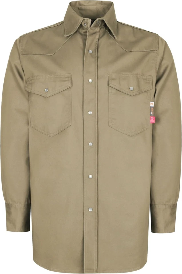 Multi-Use Flame Resistant Work Shirts for Electricians and Industrial Workers - Image 3 of 4