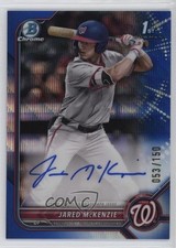2022 Bowman Draft Chrome Pick Blue Wave Refractor /150 Jared McKenzie Auto 09gj
