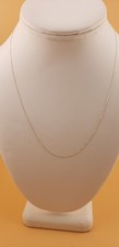10KY Gold 0.5mm Cable Diamond-cut Chain Necklace 18 Inches Long