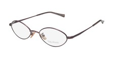 NEW VERA WANG V15 EYEWEAR PURPLE 48-19-135 WOMENS LC METAL FULL-RIM CAT EYE