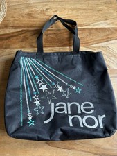 Jane Norman Vintage Y2K Stars Black Tote Bag