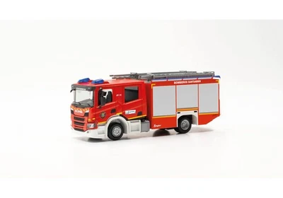 herpa Cars&Trucks HE097543 1/87 Scania CP Camion Citerne Pompiers Santander - Photo 1/2