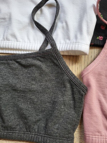 Fruit of the Loom Girls Spaghetti Strap Sports Bra 34 4pack - Picture 7 of 9