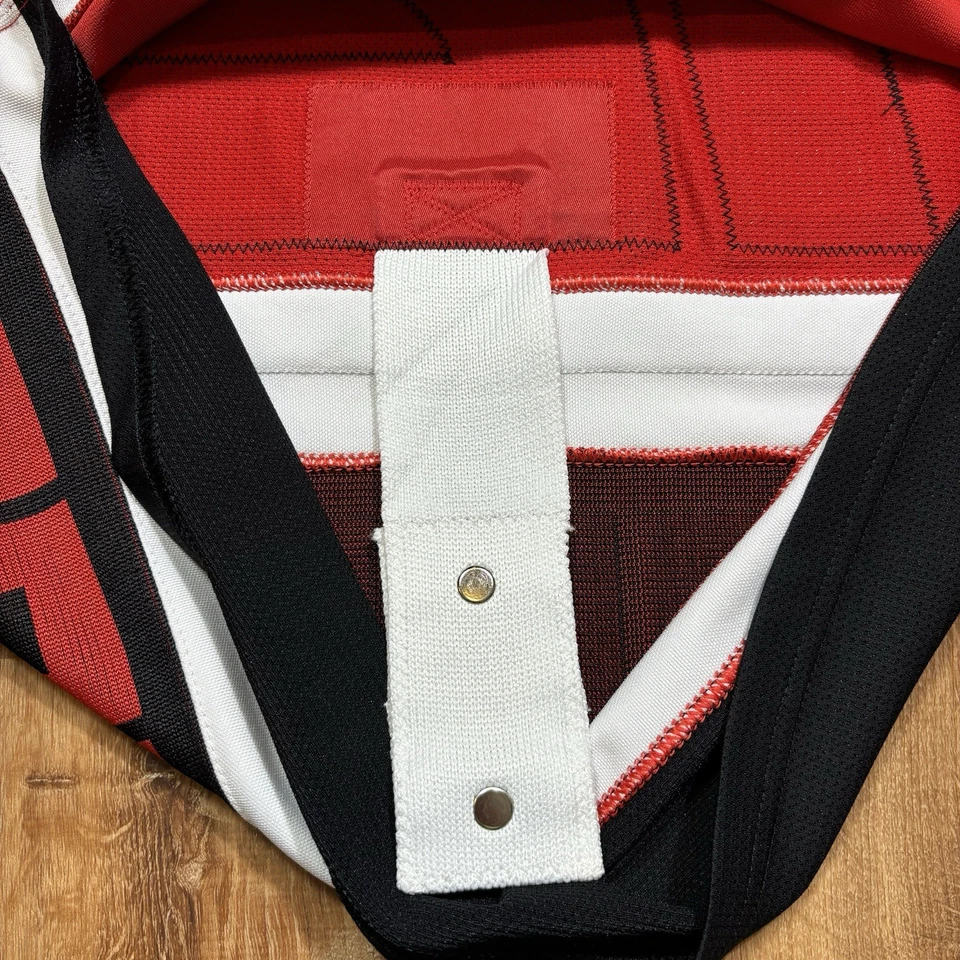 Auténtica camiseta Carolina Hurricanes Eric Staal Reebok On Ice NHL 56 correa de lucha Foto 3 de 4