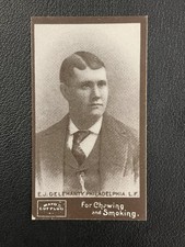 1986 1895 Mayo Cut Plug (Reprint) #NNO Ed Delahanty Philadelphia Phillies Mini