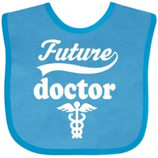 Inktastic Future Doctor Medical Career Baby Bib Job Occupation Kids Pediatrician