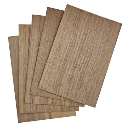 MUXGOA 20 Pcs Walnut Wood Sheets,Unfinished Thin Lumber Solid for Brown