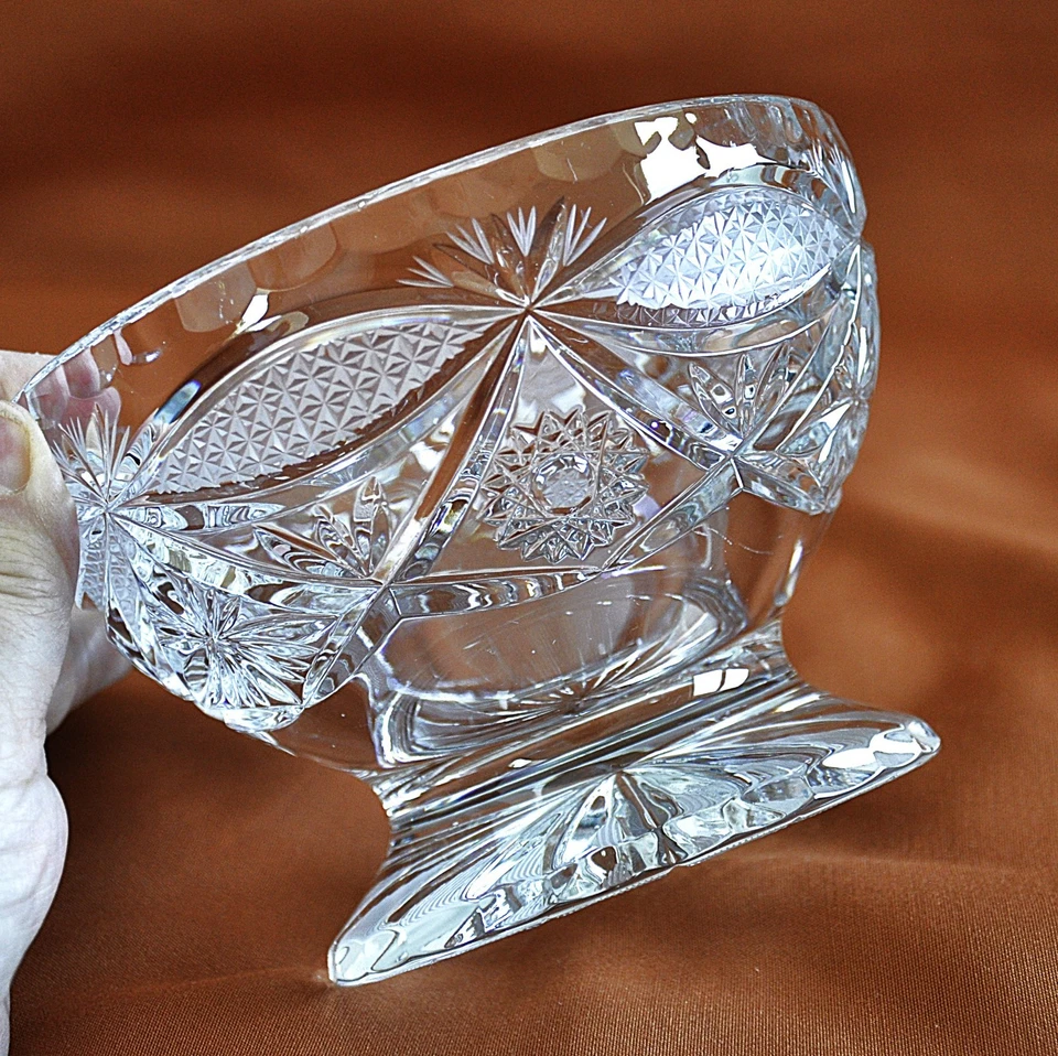 Schale für Süßigkeiten, Gebäckschale- Kristall handgeschliffen- 15 cm-Dekoschale - Bild 4 von 4