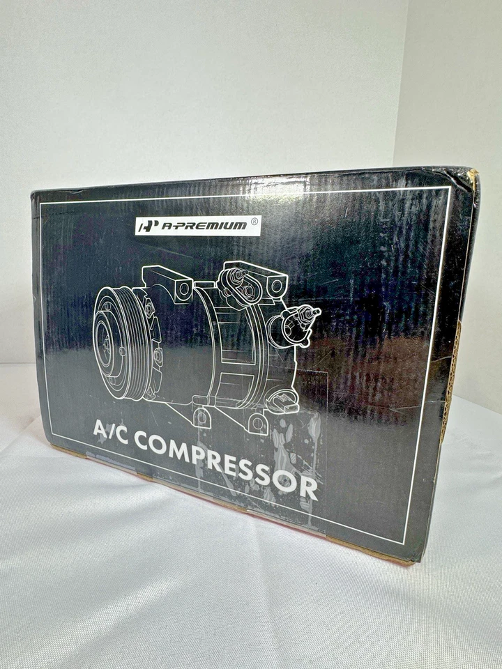 A-Premium AC Compressor w/ 4-Groove Pulley & 10PA15C Style for Honda Civic Acura - Image 3 of 4