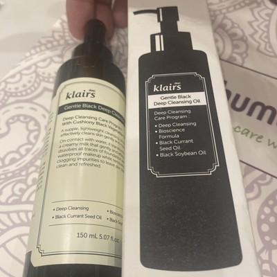 Dear, Klairs, Gentle Black Deep Cleansing Oil 5.07 fl oz (150 ml) READ