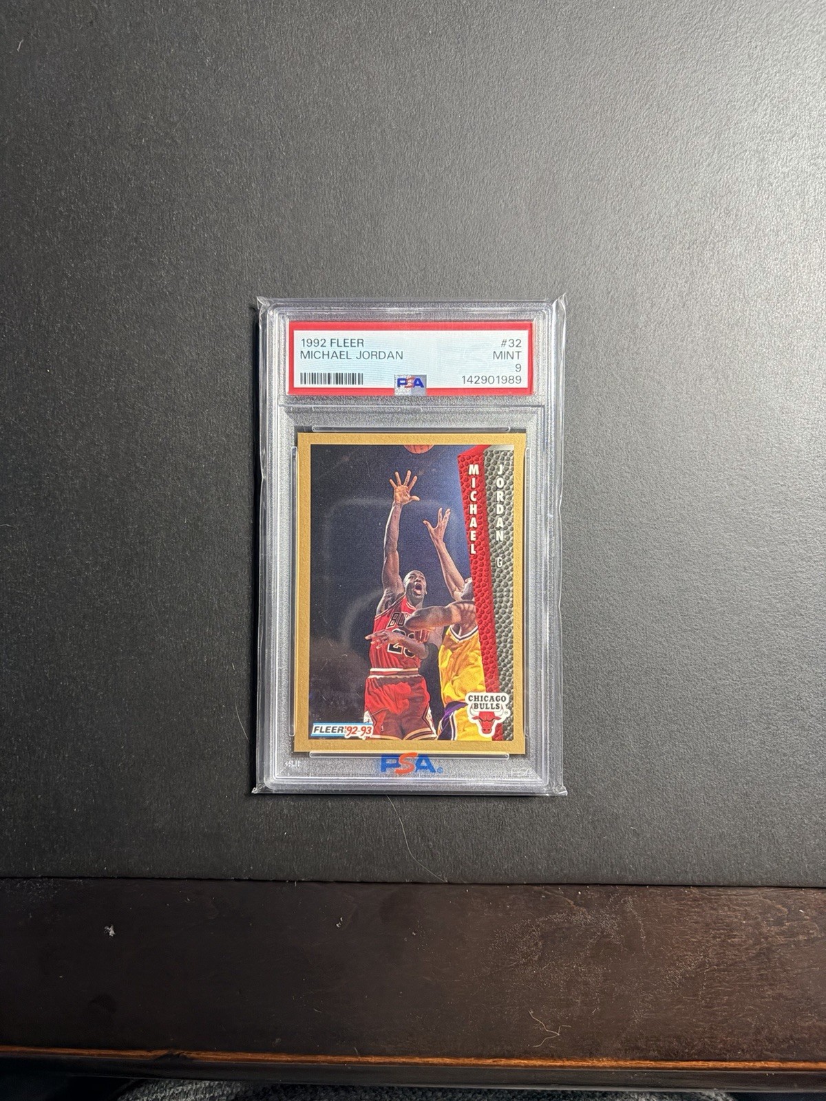 1992 Fleer Michael Jordan #32 PSA 9 Bulls Slab Card GOAT HOF Chicago NBA MINT🔥