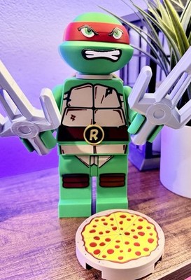 TMNT-Rafael Big Brick Figure (3D Printed). 9 In