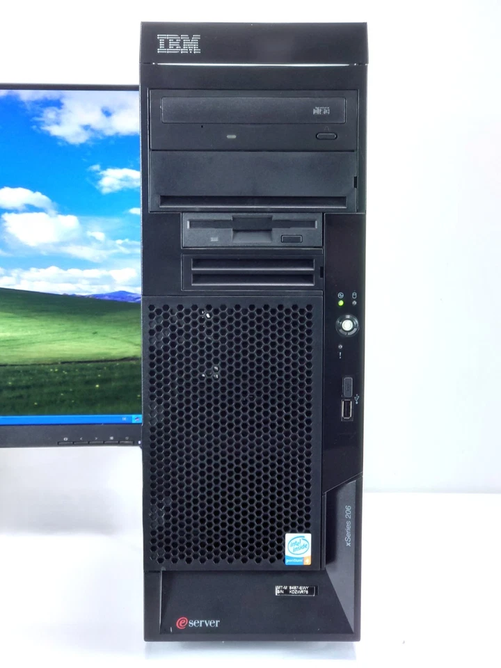 IBM Retro Windows XP Maschinen PC Pentium 4 3.20 GHz 2GB Floppy 500GB LPT 2x COM - Bild 2 von 4