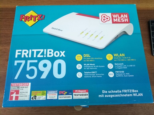 AVM FRITZ! Box 7590 Router bezprzewodowy + modem - biały (20002784)