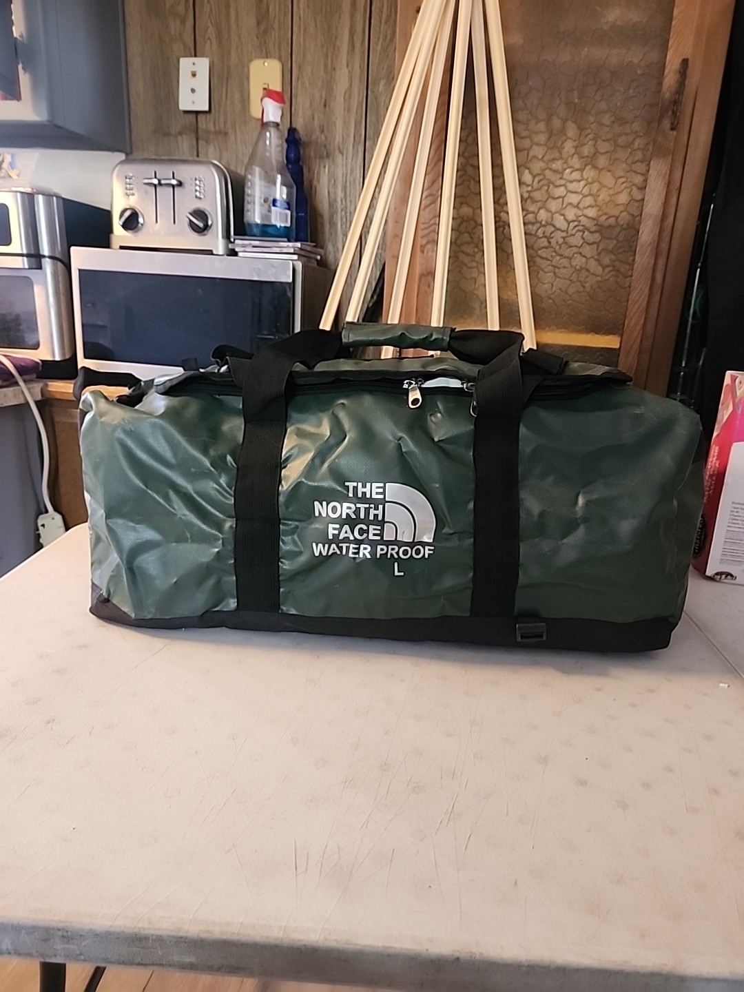 Bolsa de Lona The North Face Base Camp Grande Negra Impermeable Viaje Camping