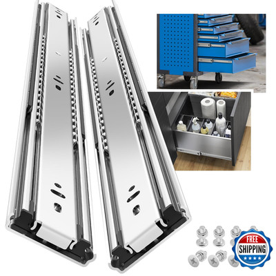 Shuhang 1 Pair 150 Lb Load Capacity Heavy Duty Drawer Slides 32 Inch Full