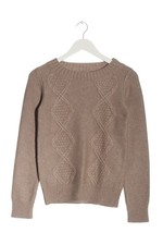 KOOKAI Pull tricoté Dames Pull T EU 36 blanc cassé style décontracté