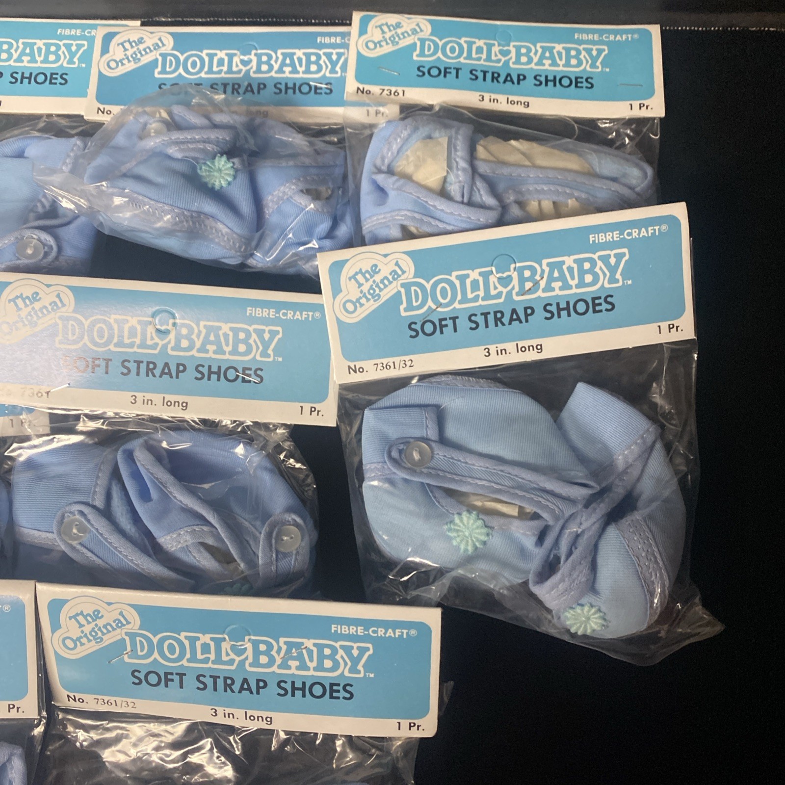 10 NEW 1984 Vintage The Original Doll Baby Soft Strap Shoes Cabbage Patch Dolls