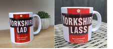 Yorkshire lad / lass 11 oz ceramic mug. Brand new.