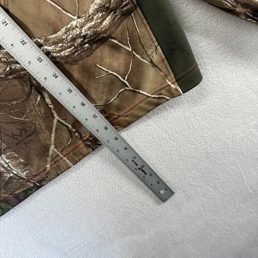 Under Armour Cuarto Cremallera Para Hombre XL Marrón Verde Camuflaje Realtree Caza Por Todas Partes Foto 4 de 4