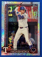 2025 Topps Update Series Kyle Higashioka #US207 Foil Texas Rangers Baseball Card