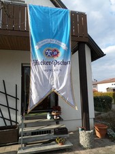 Hacker Pschorr München Brauerei Banner Flagge Bier Bayern Bierzelt Biergarten
