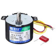 Synchronous AC Reduction Motor 50KTYZ AC110V 2.5RPM Ac Motor 260N.CM CW/CCW