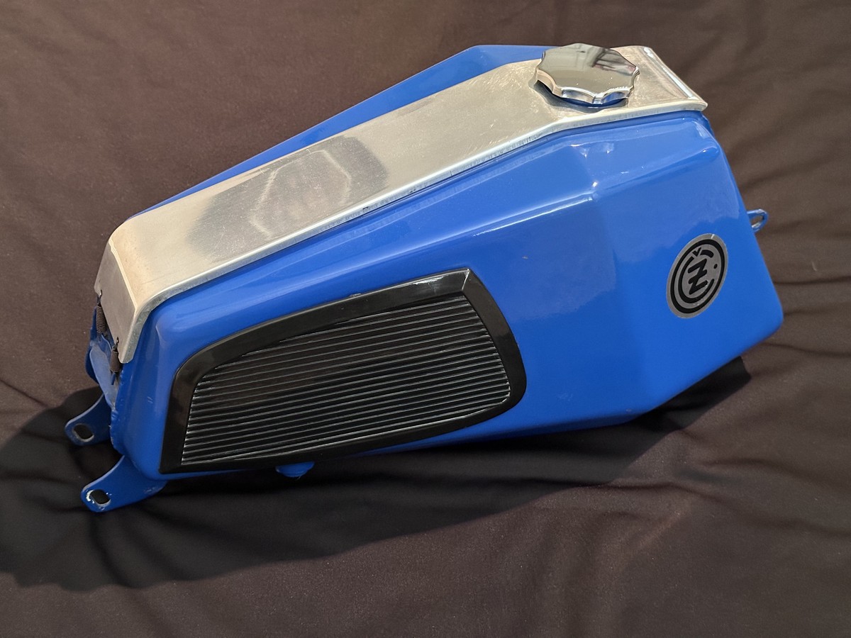CZ Motorcycle Gas Tank 1973 400cc Motocross OEM NOS Never Used | eBay