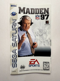 Madden NFL 97 (Sega Saturn, 1996) Complete