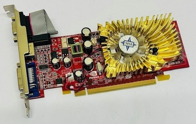 256MB MSI nVidia GeForce NX8400GS-TD256E DVI S VID VGA PCI-e Grafikkarte