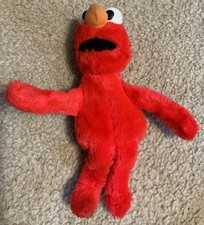 1995 Hasbro Playskool Sesame Street Elmo Plush Stuffed Toy - Jim Henson