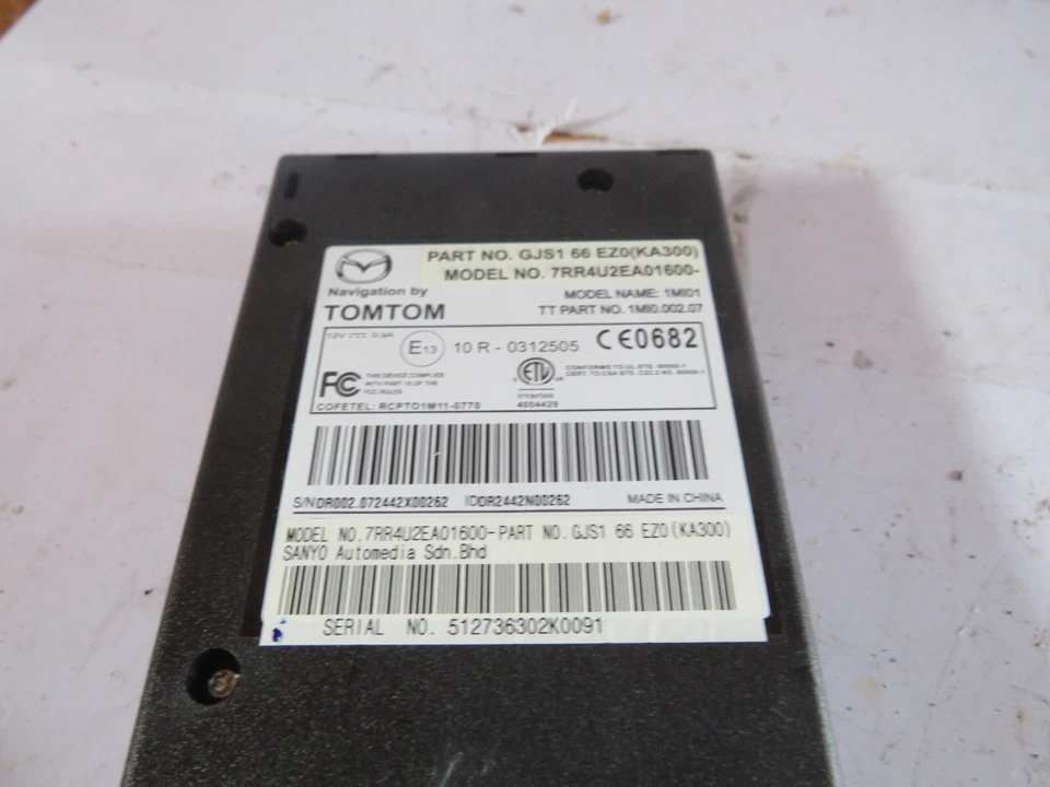 13 2013 Mazda CX-9 módulo de navegación de asistencia al conductor Foto 4 de 4