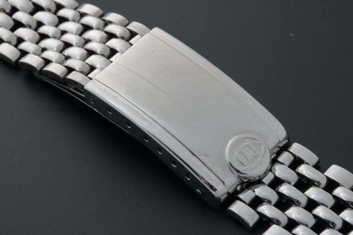 RARE 1960s 18mm IWC Gay Freres Rice #I Endpieces Watch Bracelet Band VINTAGE - Picture 3 of 14