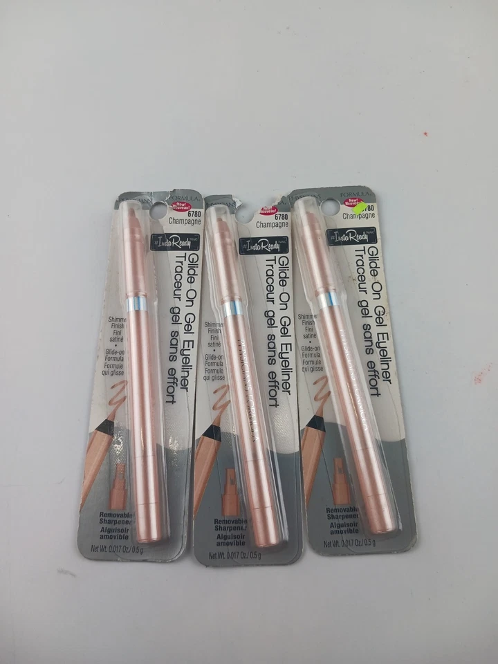 3 PACK PHYSICIANS FORMULA GLIDE ON GEL EYELINER SHIMMER FINISH 6780 CHAMPAGNE - Image 2 of 4