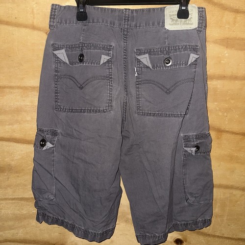 Levis Cargo Shorts Boys 16 Regular Pockets Hiking Waist 28" - Picture 2 of 3