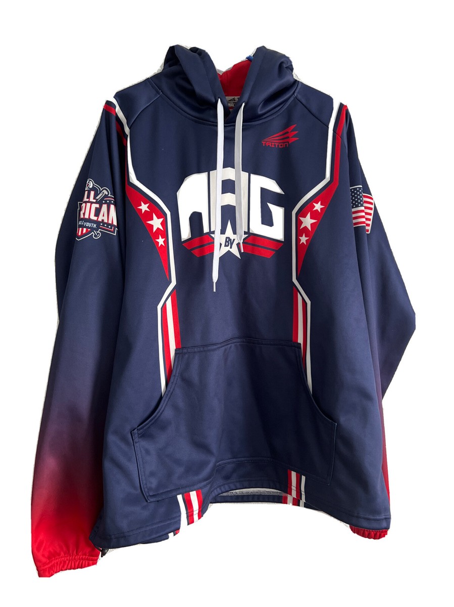triton AAG BY all american baseball youth ADULT Hoodie sz xl