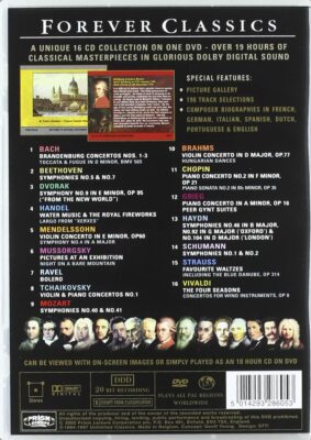 Forever Classics, 16 CD Collection of Classical Masterpieces on